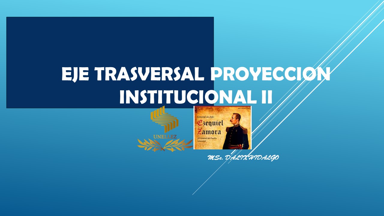 Eje Transversal Proyección Institucional II (VPDS 2023-I) HO